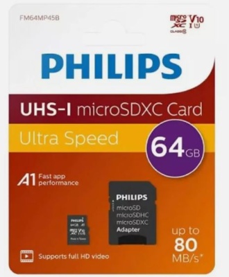 (image for) PHILIPS UHS-I SDXC CARD U/SPEE