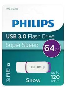 (image for) PHILIPS USB3.0 64GB SNOW S/SPE - 64GB