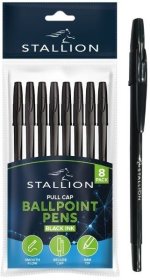 (image for) SWIFT BALL PEN BLACK PULLCAP - 6S