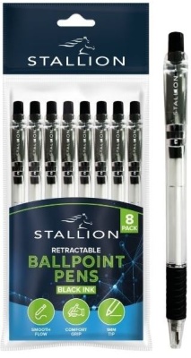 (image for) SWIFT BALL PEN BLACK RETRACT
