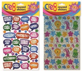 (image for) CRE8 REWARD STICKERS-WRITINGS - 6SHEET