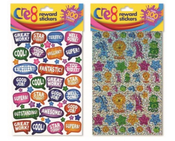 (image for) CRE8 Reward Stickers - 6SHEETS
