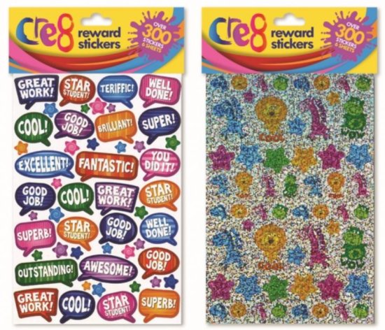 (image for) CRE8 Reward Stickers - 6SHEETS