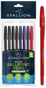 (image for) MAR BALLPOINT PENS ASST PULLCA - 8S