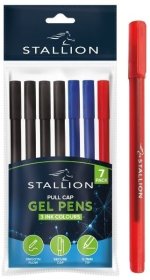 (image for) MAR GELL PENS ASST PULL CAP - 7S