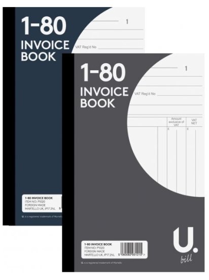 (image for) U. INVOICE BOOK 1-70 - MEDIUM