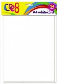 (image for) MAR A4 WHITE CARD - 28S