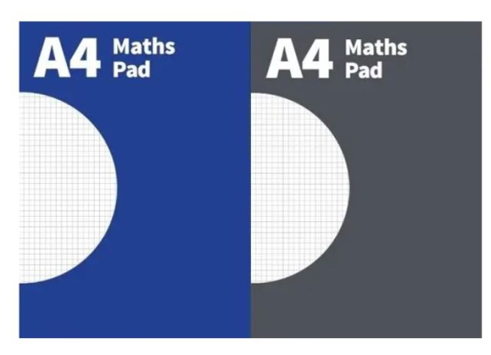 (image for) U. A4 Maths Pad - A4