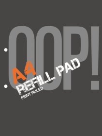 (image for) OOP REFILL PAD FEINT RULED - A4