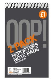 (image for) OOP REPORTER NOTE BOOK PK3 PM1 - 8"X5"