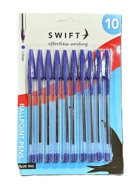 (image for) SWIFT BALL PEN BLUE PULLCAP - 10S 