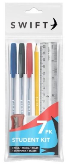 (image for) SWIFT STUDENT STATIONERY KIT - 7PC