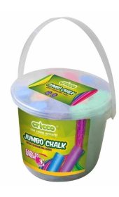 (image for) COLOUR CHALK IN BUCKET JUMBO - 20S
