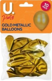 (image for) U. BALLOON GOLD METALLIC - 10S