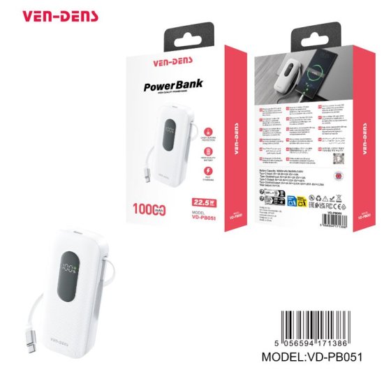 (image for) VEN POWER BANK 10000MAH - 22.5W