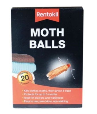 (image for) RENTOKIL MOTH BALLS 20S - STD