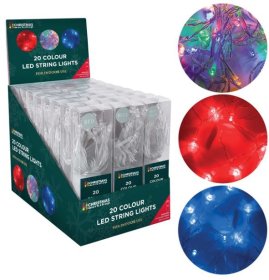 (image for) XMAS LED COLOUR STRING LIGHTS - 20S