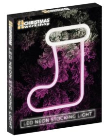 (image for) XMAS STOCKING LED NEON LIGHTS - 24.3CM