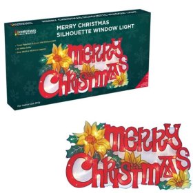 (image for) MERRY CHRISTMAS WINDOW LIGHT - 24X45C