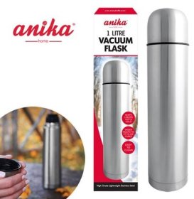 (image for) ANIKA VACUUM FLASK S/STEEL 1L - 1L
