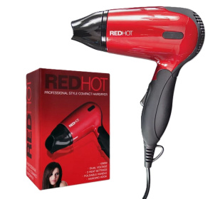 (image for) REDHOT ULTRA HAIR DRYER RED - 1200W
