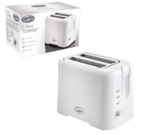 (image for) QUEST 2 SLICE TOASTER WHITE - 870W