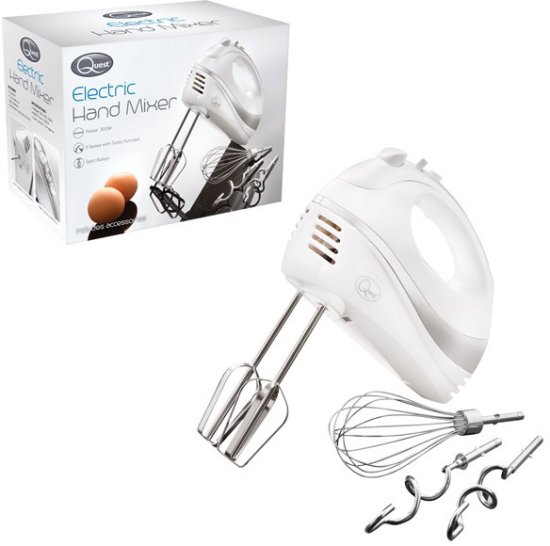 (image for) QUEST ELECT HAND MIXER 5SPEED - 300W