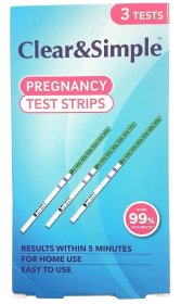 (image for) CLEAR&SIMPLE PREGNANCY TESTSTI - 3S