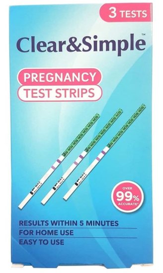 (image for) CLEAR&SIMPLE PREGNANCY TESTSTI - 3S