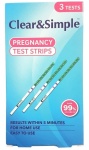 (image for) CLEAR & SIMPLE PREGNANCY TEST KIT - 3S