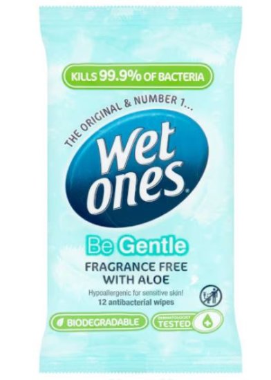 (image for) WETONES HAND WIPE BE GENTLE - 12S