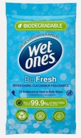 (image for) WETONES HAND WIPE BE FRESH - 12S