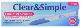 (image for) CLEAR&SIMPLE PREGNANCY TEST KT - 1S