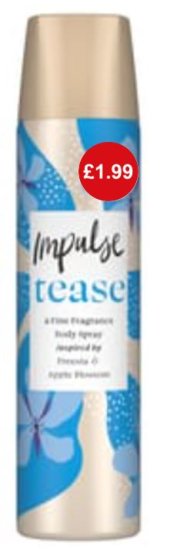 (image for) IMPULSE B/SPRAY TEASE PM1.99 - 150ML