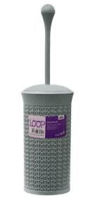 (image for) JVL TOILET BRUSH&HOLDER GREY - STD