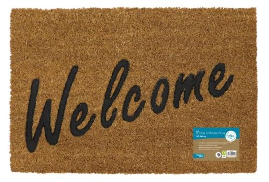 (image for) JVL MAT WELCOME COIR 40X70CM - 40CM