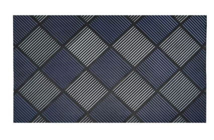 (image for) JVL MAT SCRAPER RUBBER SIL/BLU