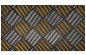 (image for) JVL PLATINA SCRAPER MAT SIL/GO - 40X70