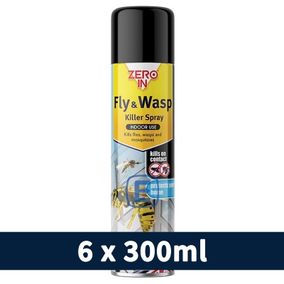 (image for) ZERO IN FLY AND WASP KILLER SPRAY - 300ML