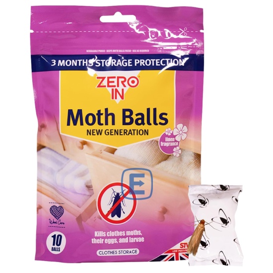 (image for) ZERO IN MOTH BALLS 10PK - 78G