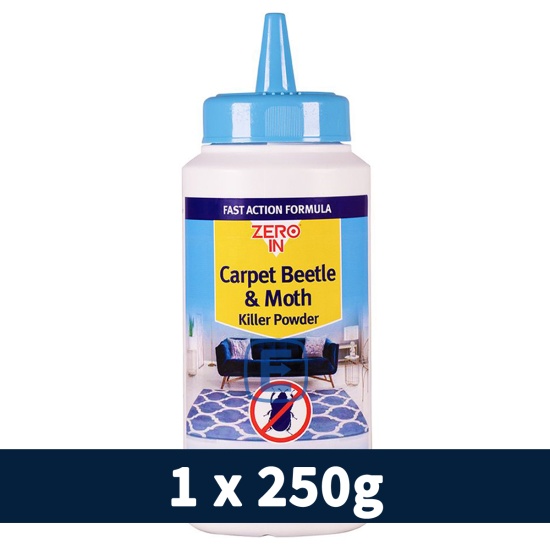(image for) ZERO IN CARPET BEETLE AND MOTH KILLER - 250G