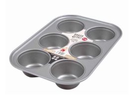 (image for) BAKER&SALT N/S MUFFIN TIN 6CUP - JUMBO