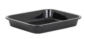 (image for) WHAM ENAMEL ROASTER BLACK - 30CM