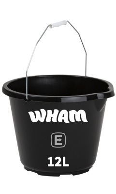 (image for) WHAM BLACK BUILDERS BUCKET - 12L