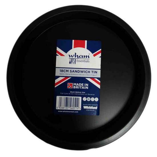 (image for) WHAM ROUND SANDWICH TIN 18CM - 18CM