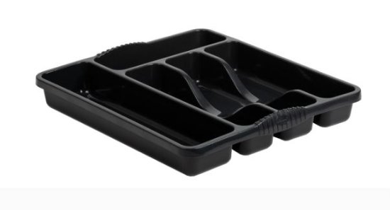 (image for) CASA CUTLERY TRAY M/NIGHT BLCK - SMALL