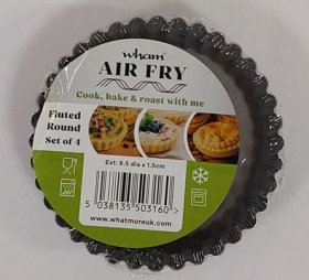 (image for) WHAM AIR FRY FLU/ROUND TIN 4S - 85X15