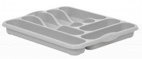 (image for) CASA CUTLERY TRAY SOFT GREY - LARGE