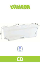 (image for) WHAM CRYSTAL STORAGE BOX & LID - CD