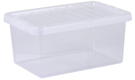 (image for) CRYSTAL STORAGE BOX+LID CLEAR